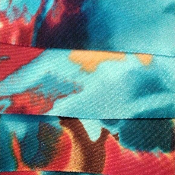 NWT NW Collections Layered Satin Dress - Picture 12 of 13